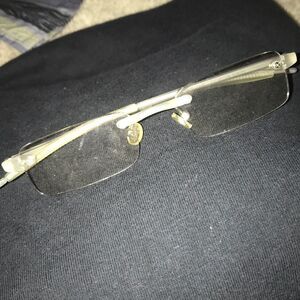 Eyeglass Readers +1.00 Clear Case Rectangle Frame with Case LIKE NEW